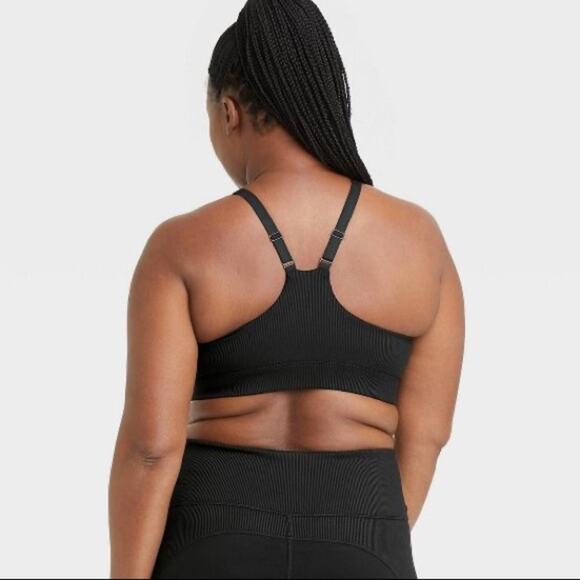 All In Motion Light Support Contour Flex Ribbed Sports Bra NWT Sz 4X - Picture 2 of 3